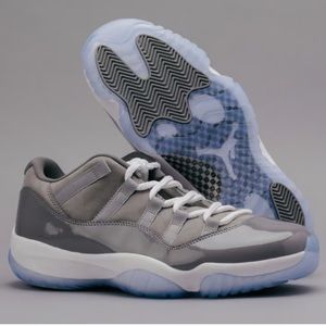 Jordan 11’s retro grey low tops